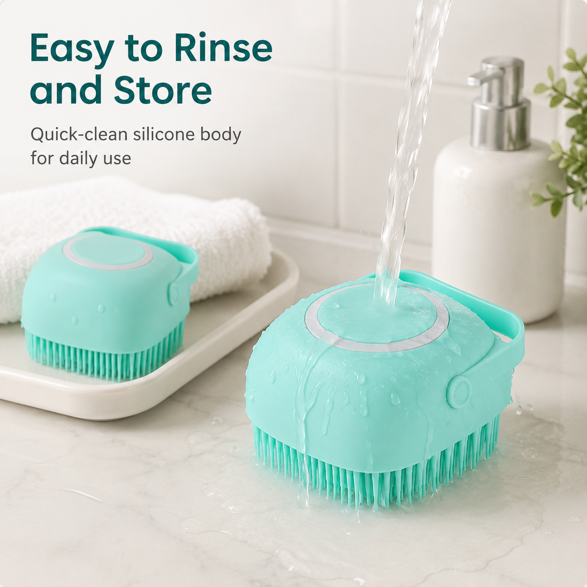 Easy to rinse and store