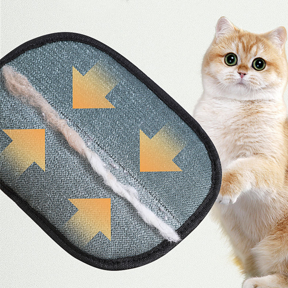 Deshedding Pet Grooming Glove — Gentle Fur Removal for Dogs & Cats