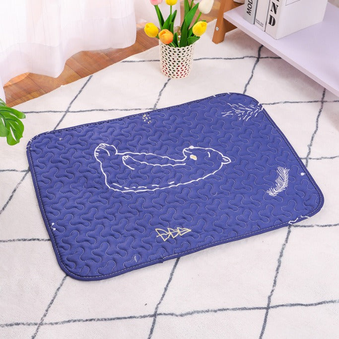 Cute Self-Cooling Pet Mat — Keeps Dogs & Cats Cool All Summer