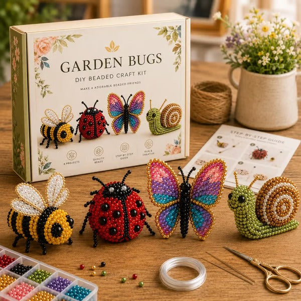 Tiny 3D Beaded Animal Kit — Beginner Friendly, Gift Ready, Hours of Calm Creative Fun