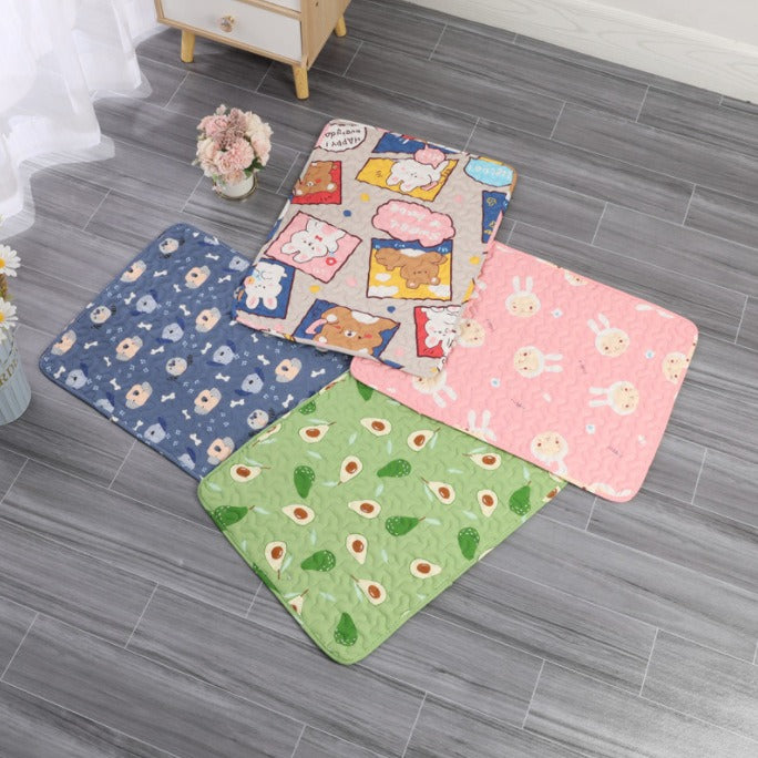 Cute Self-Cooling Pet Mat — Keeps Dogs & Cats Cool All Summer