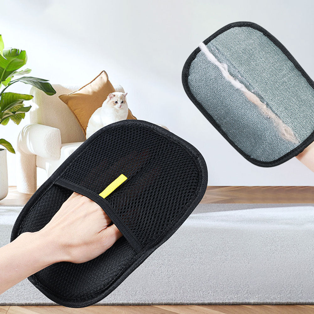 Deshedding Pet Grooming Glove — Gentle Fur Removal for Dogs & Cats