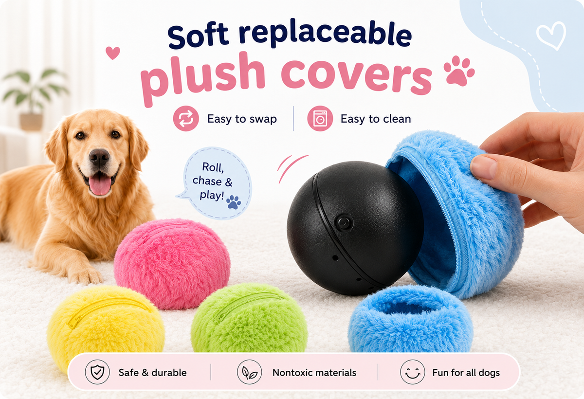 Soft replaceable plush covers