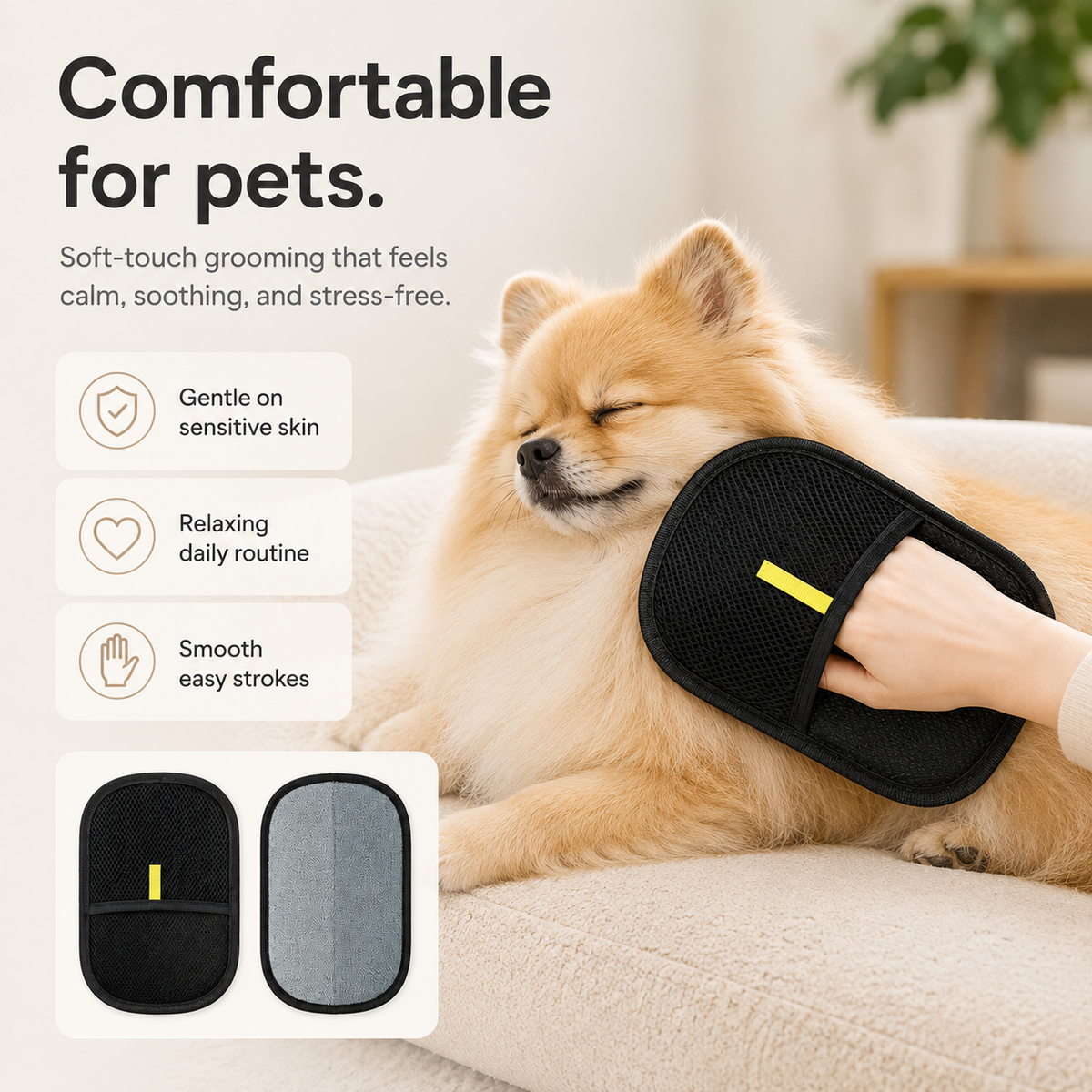 Comfortable for pets