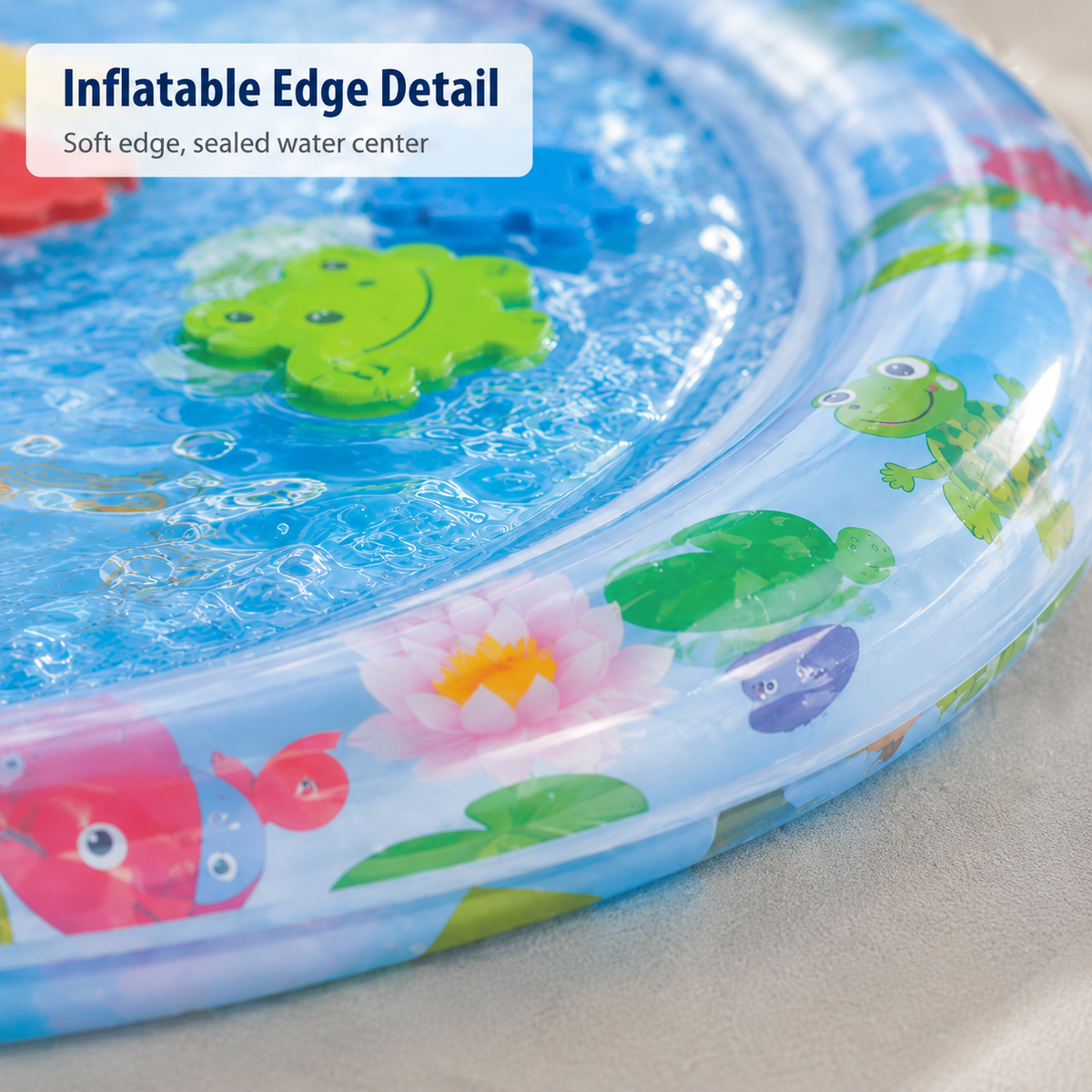 Inflatable edge detail