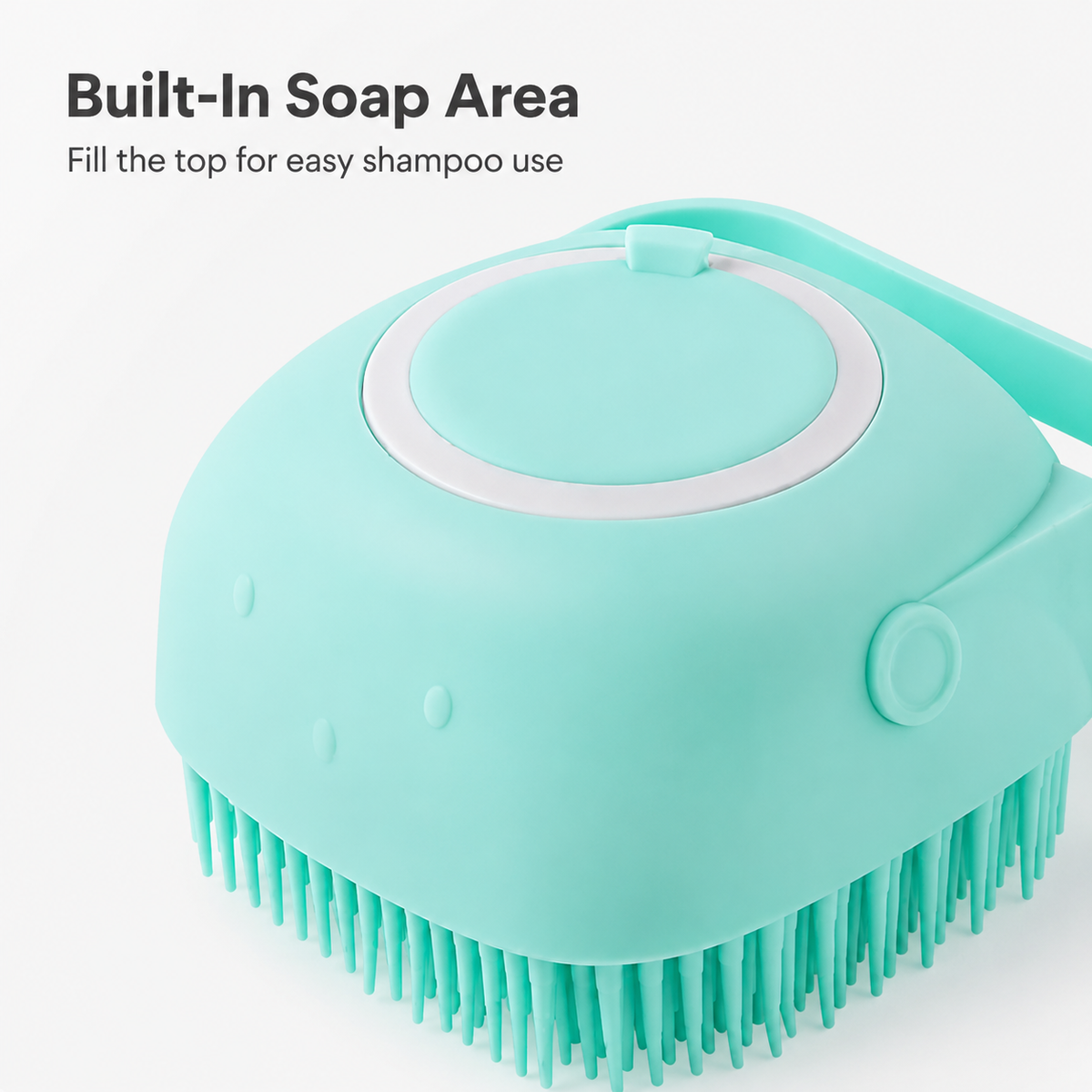 Built-in soap area