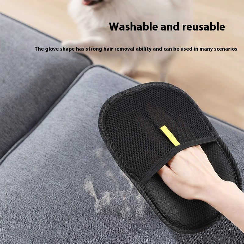Deshedding Pet Grooming Glove — Gentle Fur Removal for Dogs & Cats