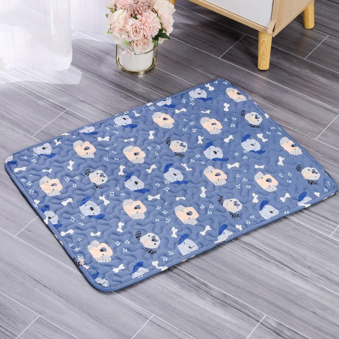 Cute Self-Cooling Pet Mat — Keeps Dogs & Cats Cool All Summer