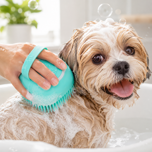 Silicone Dog Bath Brush for Pets