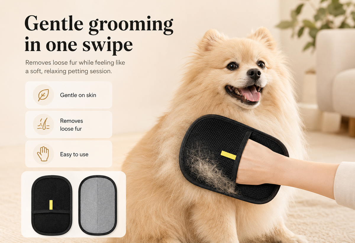Gentle grooming in one swipe