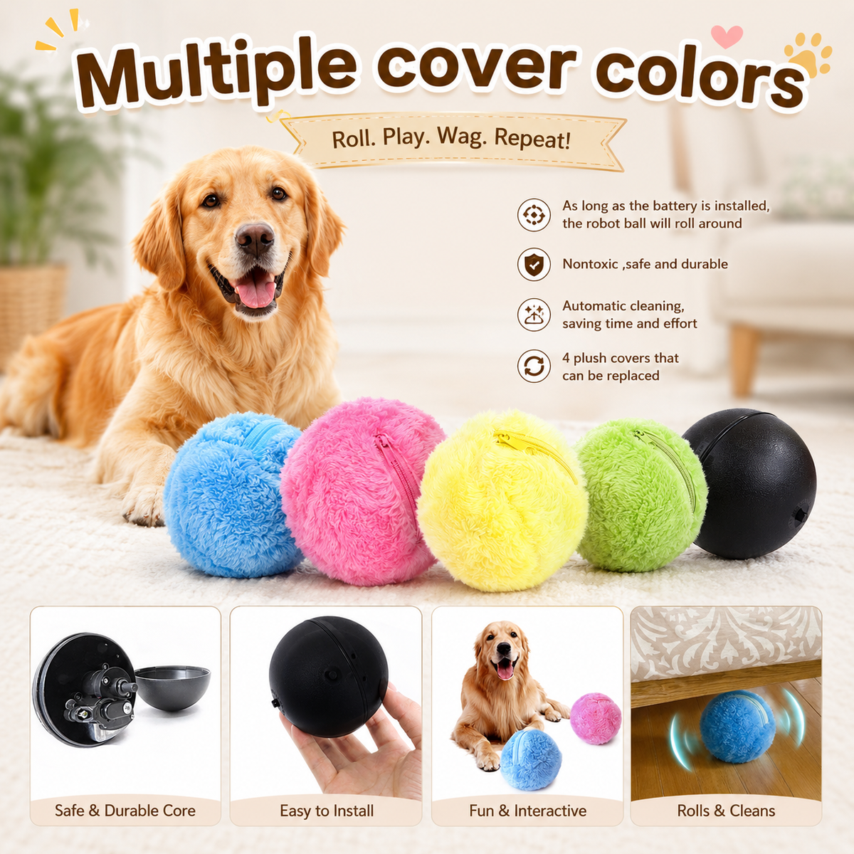 Multiple cover colors