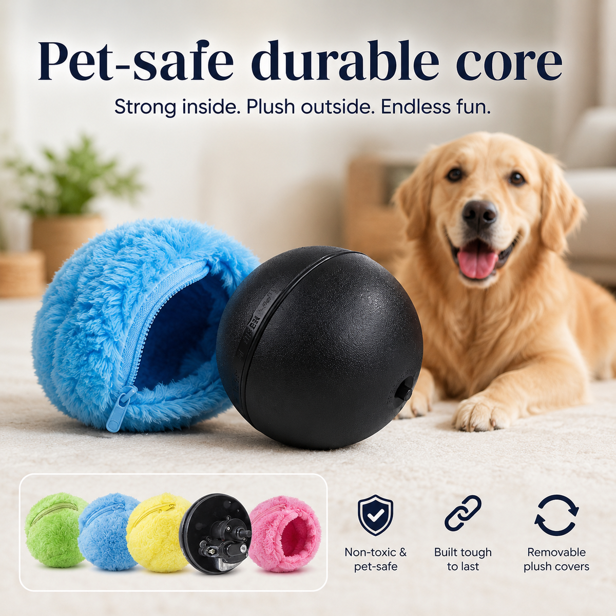 Pet-safe durable core